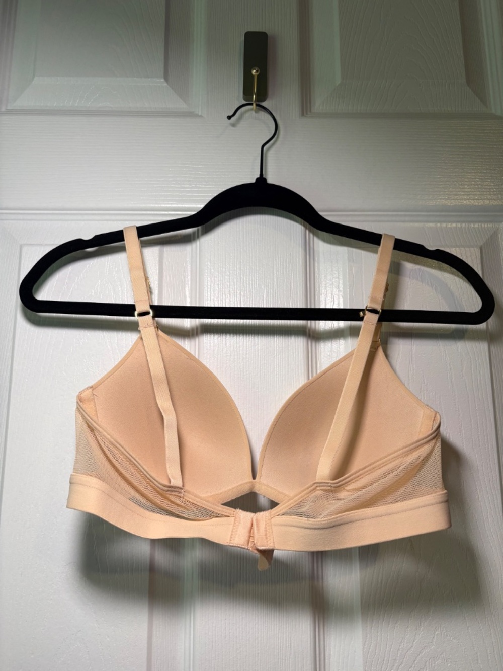 LIVELY The All-Day T-Shirt Bra 34B Nude Beige Wireless Racerback - Picture 3 of 7